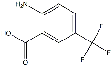 2-Amino-5-(trifluoromethyl)benzoic acid 结构式
