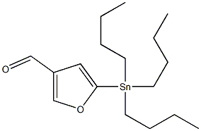 3-FORMYL-5-(TRIBUTYLSTANNYL)FURAN 结构式