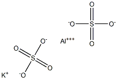 ALUMINUM POTASSIUM SULPHATE 结构式