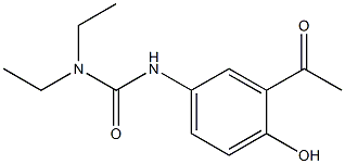 5'-(DIETHYLCARBAMOYLAMINO)-2'-HYDROXYACETOPHENONE 结构式