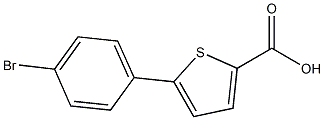 5-(4-BROMOPHENYL)THIOPHENE-2-CARBOXYLICACID,96% 结构式