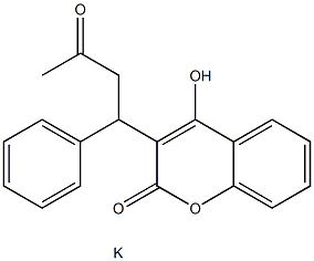 Warfarin Potassium 结构式