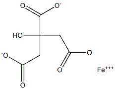 FERRICCITRATE,PURIFIED 结构式