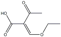 2-(ethoxymethylene)-3-oxo-butanoic acid 结构式