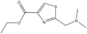 2-(N,N-dimethylaminomethyl)-4-carbethoxy-thiazole 结构式