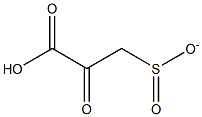 3-hydroxy-2,3-dioxopropane-1-sulfinate 结构式