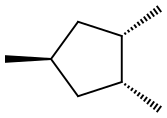 1a,2a,4b-1,2,4-Trimethylcyclopentane. 结构式