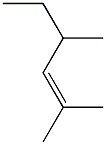 2,4-Dimethyl-2-hexene. 结构式