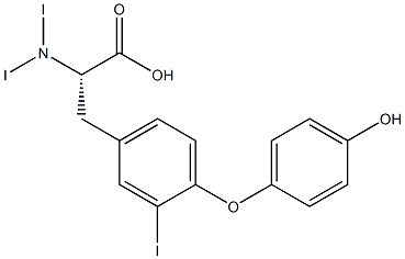 5-Triiodo-L-thyronine 结构式