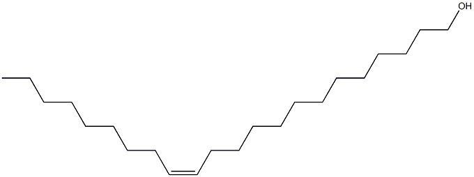 cis-13-Docosen-1-ol. 结构式