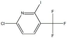 6-Chloro-2-iodo-3-(trifluoromethyl)pyridine 85+% 结构式