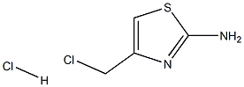 2-Amino-4-(chloromethyl)-1,3-thiazole hydrochloride 结构式