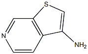 3-Aminothieno[2,3-c]pyridine 结构式
