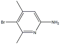 6-Amino-3-bromo-2,4-dimethylpyridine 结构式
