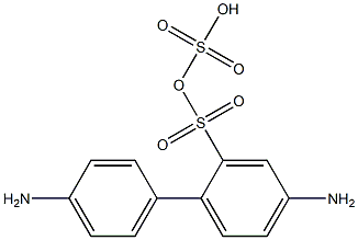 2,2-BENZIDINE-DISULPHONIC ACID 结构式