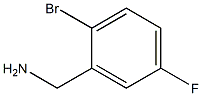 5-FLUORO-2-BROMOBENZYL AMINE 结构式