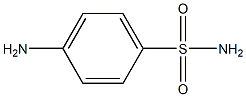 SULFANILAMIDE CRYSTALS (SN) 结构式