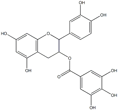 表儿茶精-3-没食子酸酯 结构式