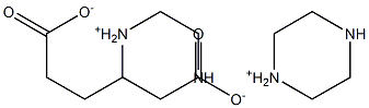 己二酸六氫吡【口+井】鹽 结构式