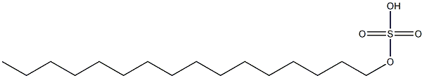 硫酸十六酯 结构式