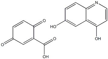 4,6-dihydroxyquinolinequinonecarboxylic acid 结构式