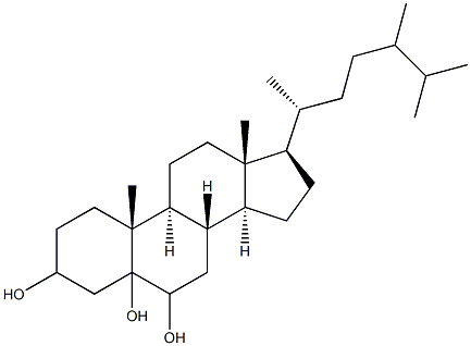 24-methylcholestane-3,5,6-triol 结构式