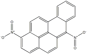 1,6-dinitrobenzo(a)pyrene 结构式