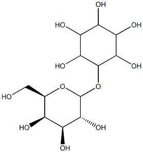 2-O-galactopyranosyl-inositol 结构式