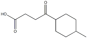 4-(4-methylcyclohexyl)-4-oxobutyric acid 结构式