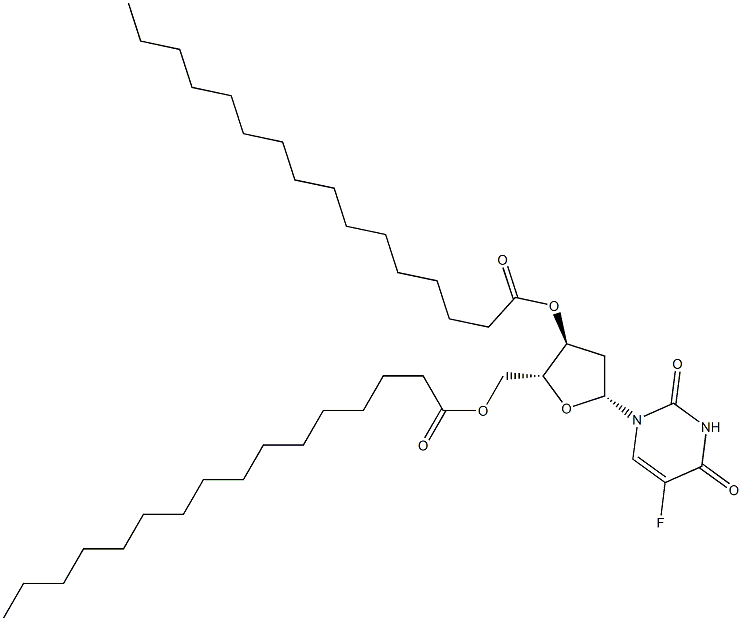 5-fluorodeoxyuridine-dipalmitate 结构式