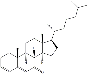 cholest-3,5-dien-7-one 结构式