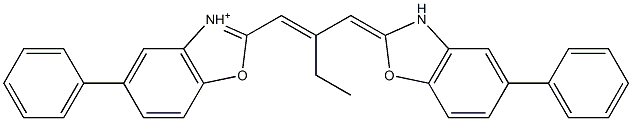 5,5'-diphenyl-9-ethyl-oxacarbocyanine 结构式