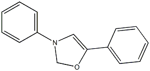 3,5-diphenyloxazole 结构式