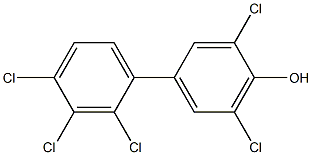 2',3,3',4',5-pentachloro-4-hydroxybiphenyl 结构式