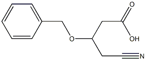 3-benzyloxy-4-cyanobutanoic acid 结构式