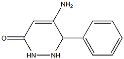 5-amino-6-phenyl-1,6-dihydropyridazin-3(2H)-one 结构式