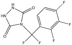 4-pentafluorobenzyl-1,2,4-triazolidine-3,5-dione 结构式