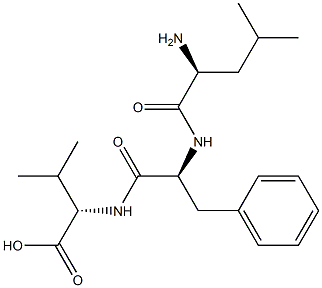 leucyl-phenylalanyl-valine 结构式