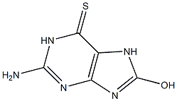 8-hydroxythioguanine 结构式