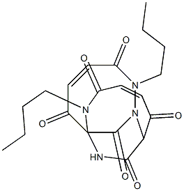 3,6-bis(N-fumaryl-N(n-butyl)amino)-2,5-diketopiperazine 结构式