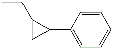 (2-phenylcyclopropyl)ethane 结构式