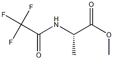 N-trifluoroacetyl-alanine methyl ester 结构式