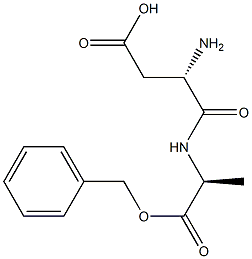 (O-benzyl)aspartylalanine 结构式