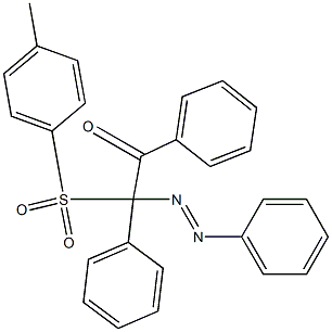 1,2-diphenyl-2-(phenyldiazenyl)-2-tosylethanone 结构式