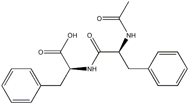 N-acetylphenylalanyl-phenylalanine 结构式