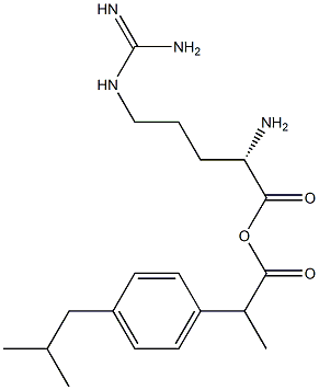 精氨酸布洛芬 结构式
