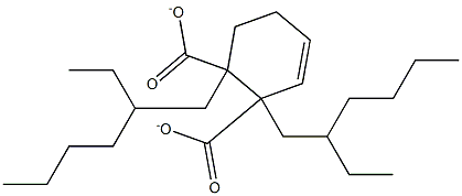 DI-(2-ETHYLHEXYL)TETRAHYDROPHTHALATE 结构式