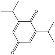 2,6-DI-ISOPROPYL-1,4-BENZOQUINONE 结构式