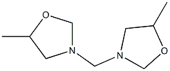 N,N-METHYLENEBIS(5-METHYLOXAZOLIDINE) 结构式