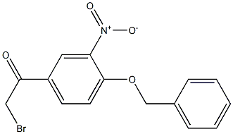 4'-(BENZYLOXY)-3'-NITRO-2-BROMOACETOPHENONE 结构式